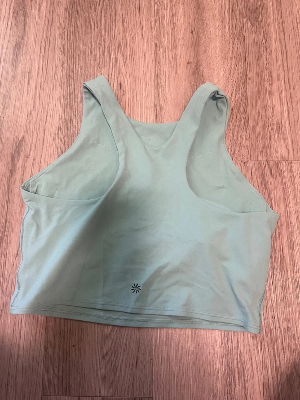 Women’s Athleta Conscious Crop High-Neck Crop Tank Top - Navy, Red, Mint - Picture 9 of 10
